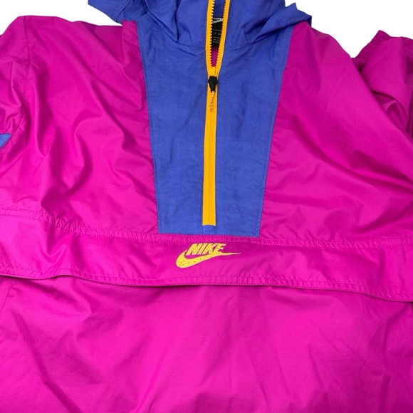 Nike Sportswear Icon Clash Fire Pink Windbreaker Oversized Convertible Womens XS - Picture 3 of 12